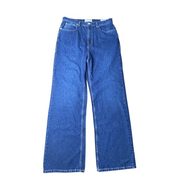 We The Free Tinsley Baggy High Rise Jeans size 30 New Dark Denim - Picture 3 of 11